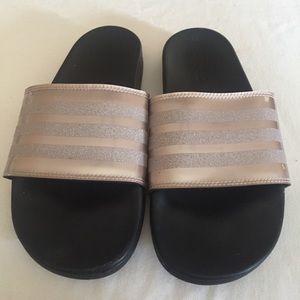 black rose gold adidas shoes